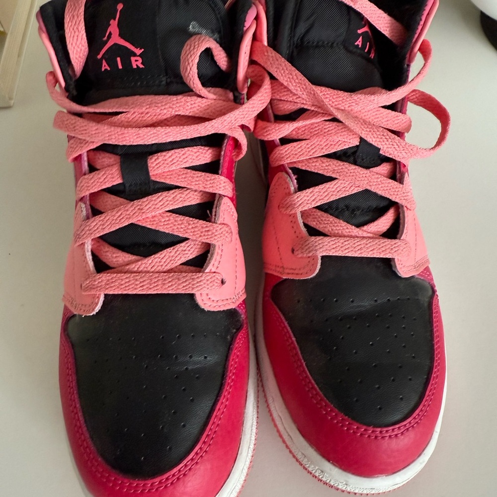 Jordan Women's Sneakers - Pink and Black